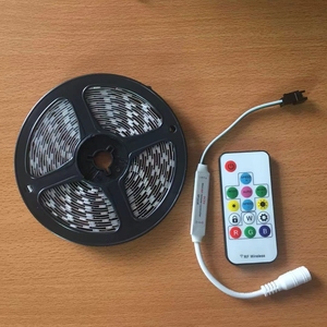 Волшебная Светодиодная лента 5050 RGB DC5V светодиодная веревочная лампа WS2812B программируемая лента комплект 300 светодиодов 5 м с голосовым управлением - Product Image 5