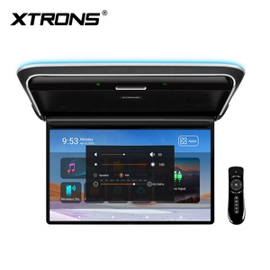 XTRONS 14&quot; Android Car Roof Flip Down <strong>LCD</strong> Monitor Bus TV Car Entertainment System HD/CVBS <strong>Input</strong> Car Video Multimedia Player - Product Image 1