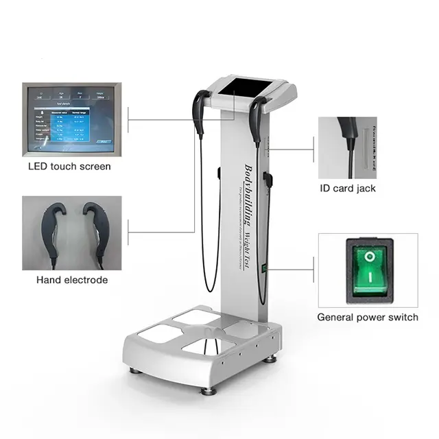 Test professionnel Bmi éléments du corps humain analyseur de graisse corporelle analyseur de composition corporelle