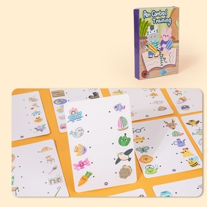CPC CE, recién llegado, juguete de bolsillo con Control de lápiz para niños, aprender a escribir patrones, líneas, formas para practicar, libro de tablero de aprendizaje - Product Image 5