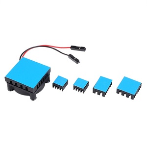 Buona qualità lampone Pi 4 modello B ventola di raffreddamento per Raspberry Pi 4 modello B 1/2 doppio ventilatore con dissipatore di calore - Product Image 6