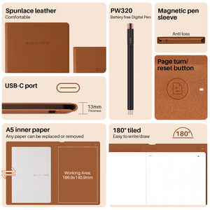 नोट x10 डिजिटल ड्राइंग लिखावट के लिए पोर्टेबल स्मार्ट नोटबुक पेन सेट ग्राफिक्स ड्राइंग टेबलेट - Product Image 3