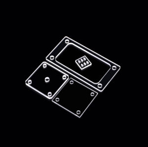 Placa de vidrio de cuarzo transparente de alta transmitancia Hoja de cuarzo de disco de cuarzo