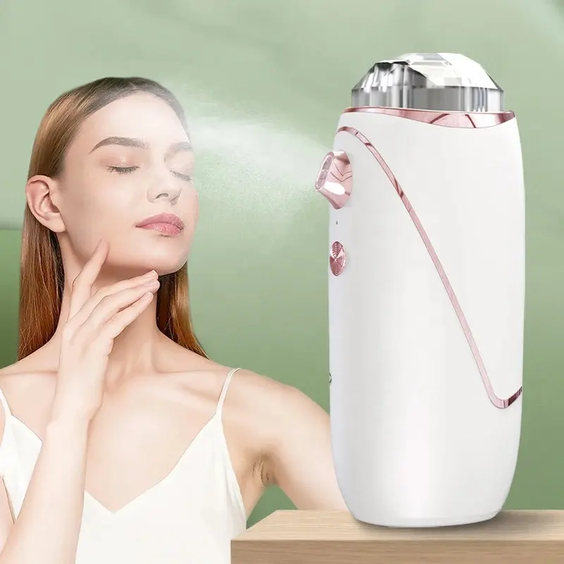 2023 Nova Pele Portátil Rejuvenescimento Facial Steamer Water Spray Hidratante Injeção De Oxigênio