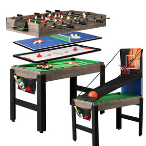Indoor Fun 5-in-1 <strong>Multi</strong> <strong>Function</strong> Combo <strong>Game</strong> <strong>Table</strong>, <strong>Multi</strong>-<strong>Game</strong> <strong>Table</strong> <strong>with</strong> Foosball, Billiards, Hockey, Basketball TM-4812 - Product Image 1