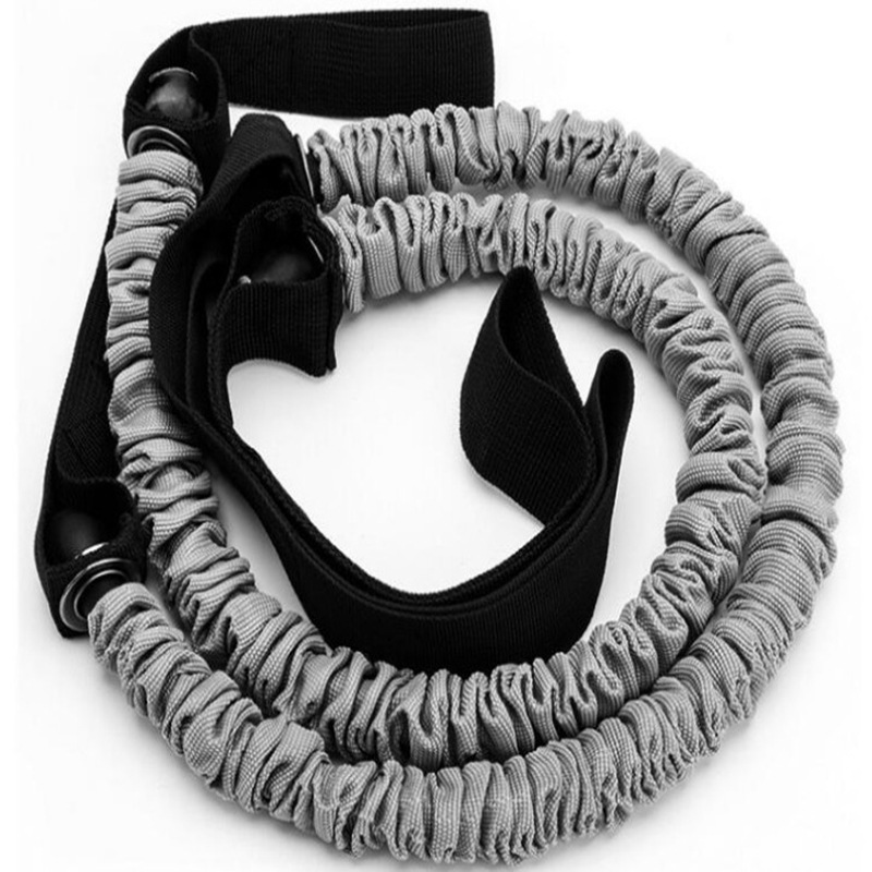 Corde élastique auxiliaire pour roue abdominale noire - double
