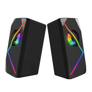 2.0CH <strong>USB</strong> Smart Touch RGB Light Ser Sound Box PC System Gaming Desktop <strong>Computer</strong> With Plastic Cabinet and DC Power Source - Product Image 6