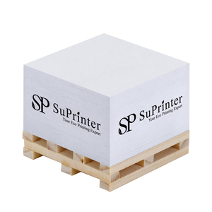 Customized Promotional Wooden Pallet Sticky Adhesive <strong>Notes</strong> <strong>Cube</strong> Pads <strong>Blocks</strong> Paper <strong>Custom</strong> <strong>Memo</strong> Pad Square <strong>Cubes</strong> - Product Image 1
