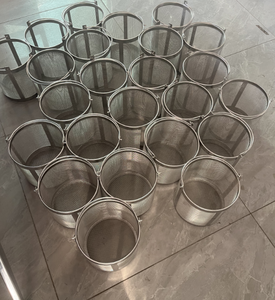 Hervorragender Rost, Säuren, Laugen und hohe Temperaturen Anpassung SUS 304 316 Edelstahl Gewebter Sieb korb filter - Product Image 5