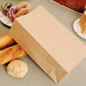 Biodegradable Kraft <strong>Custom</strong> Printed Fast Food Paper Bags,paper Bag High Quality Food Grade Food Packing Bag