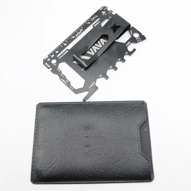 Super Card Tool Knife Customize Logo Out Door Pocket Wallet 46 Tools In 1 Swiss Card Knife Survival Kit