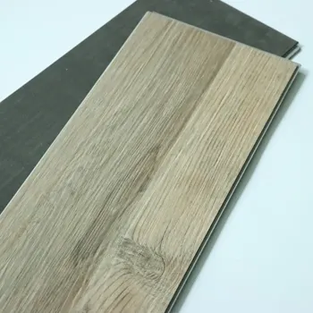 Suelo de Casa impermeable 6mm diseño de madera materiales de vinilo suelo Spc y Palo azulejo de suelo de plástico