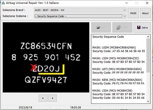 Reparación Universal V1.5 SRS Herramienta de reinicio Programador ECU para BMW para Vag ECU Chip Tuning File Software de diagnóstico de coche