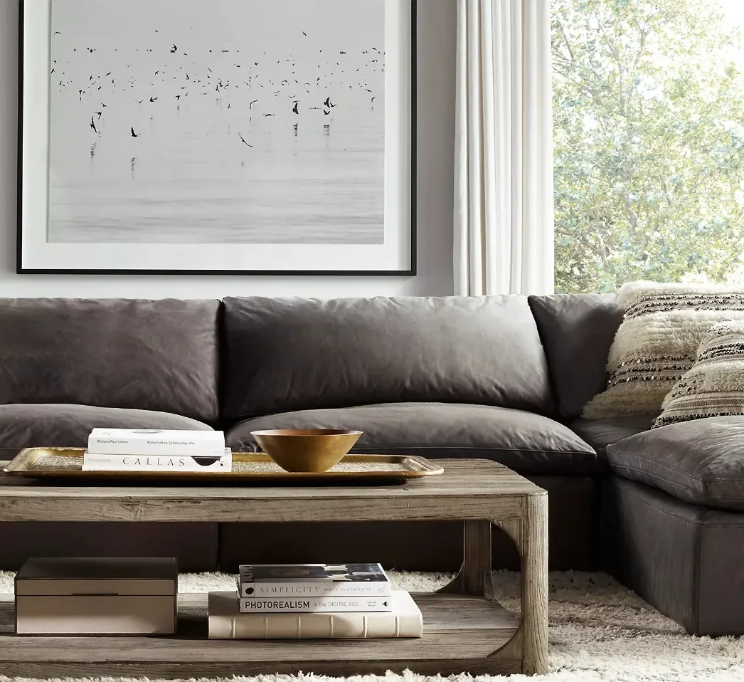 Sassanid nóng bán Modular da tùy chỉnh sofa thoải mái Chủ Nghĩa hiện đại phong cách Mỹ