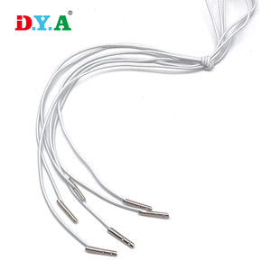Cuerda elástica de 2mm con púas de acero inoxidable de alta tenacidad 100% poliéster cordón elástico redondo para bolsos DIY zapatos Notebook - Product Image 2