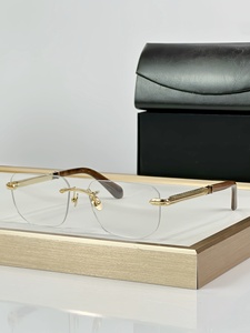 إطار نظارات من المعدن البصري مصمم علامة تجارية فاخرة ، إطار نظارات رجال الأعمال الجديدة ، نظارات نسائية بدون إطار - Product Image 3