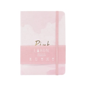 LABON personalizza il taccuino del diario della carta da lettere rosa A4 A5 A6 A7 rilegato con colla a copertina morbida - Product Image 4