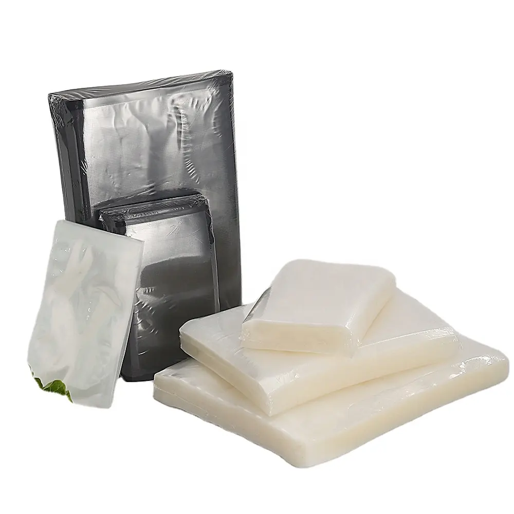 印刷されたエンボスプラスチック食品包装掃除機バッグ