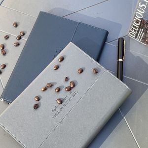 Bloc de notas magnético A5 personalizado, organizador de diario estilo Ins, cuero encuadernado en espiral para estudiantes, planificador de negocios para impresión - Product Image 6