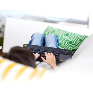 Custom Original Logitech K400 Plus <strong>Wireless</strong> <strong>Touch</strong> <strong>Keyboard</strong> <strong>With</strong> <strong>Built</strong>-<strong>In</strong> MTI-<strong>Touch</strong> Touchpad Membrane Style For Desktop Operation - Product Image 5