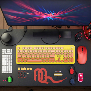 Vendite calde 2.4GHz Wireless RGB retroilluminato doppia modalità tastiera per Bluetooth USB interruttore nero per Desktop nuovo prodotto - Product Image 5