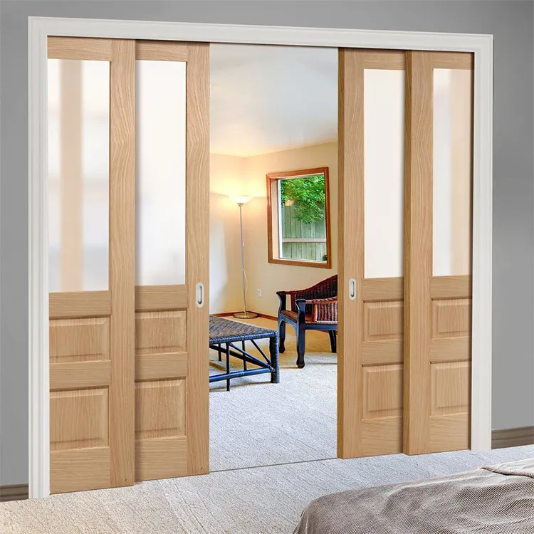 Living room master bedroom internal pocket doors large wide pocket door