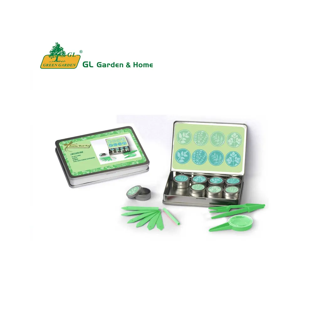 Offre Spéciale En anet D'herbes en plastique Semis Kit Pour L'outil de jardinage Cadeau Ensembles De Graine D'herbe Kit