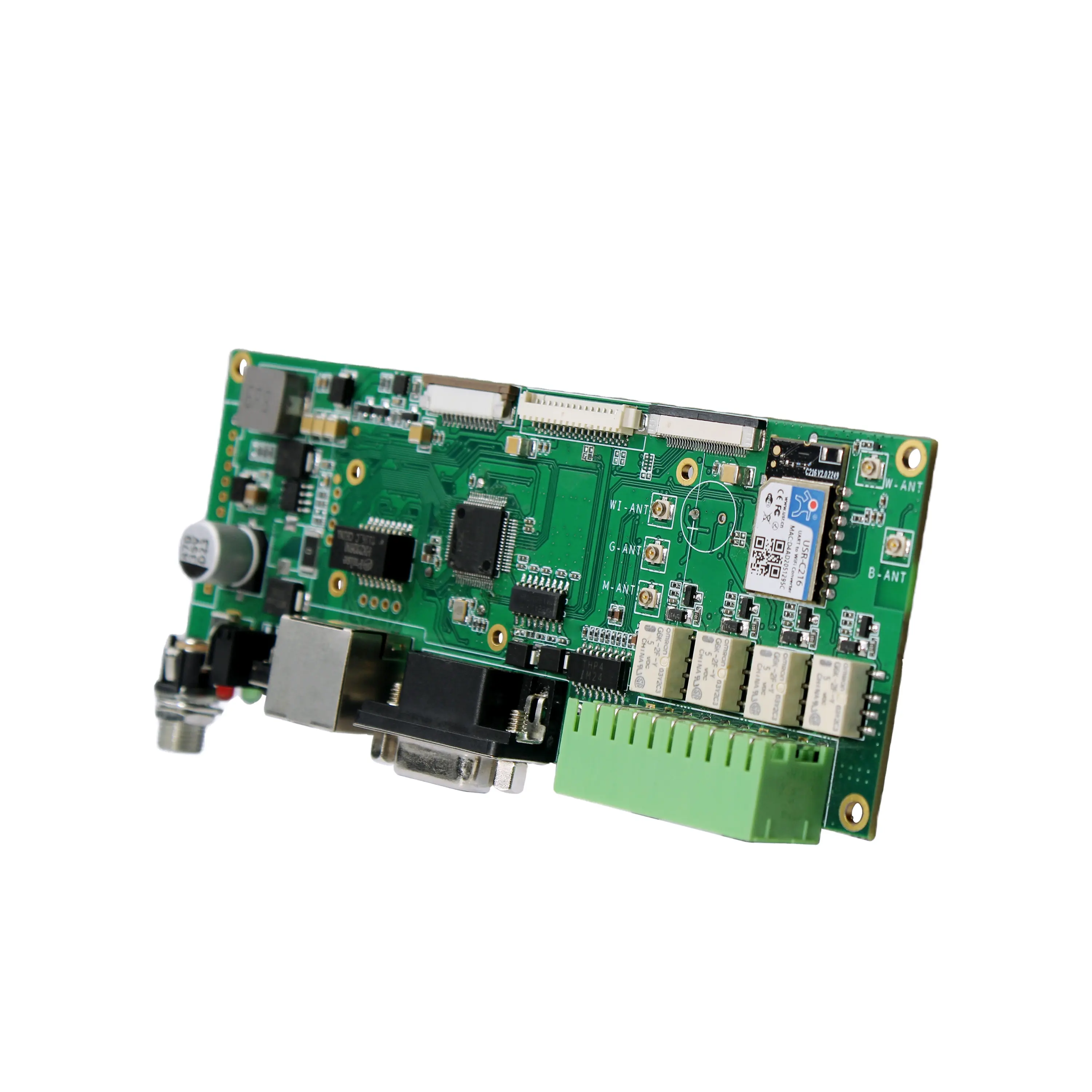 All-function UHF RFID Module Board Adapter Ethernet, RS-232, RS-485, Wiegand, GPI/O UHF RFID Communication Board