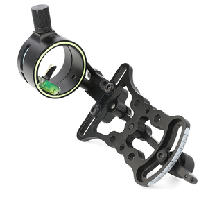 Adjustable Competition Archer Accessories With Tape Lens <strong>Archery</strong> Compound Bow Single Pin Sight Hunting - Product Image 2