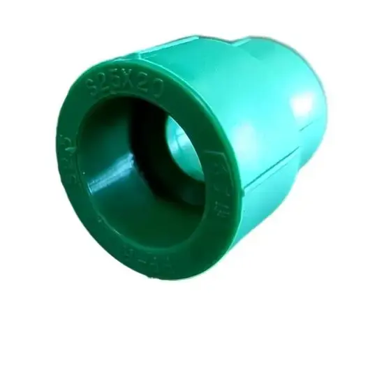 PPR Green color 25x20mm Reducing Socket Fittings Catalog Complete Collection of Pipe Fittings for Industrial use