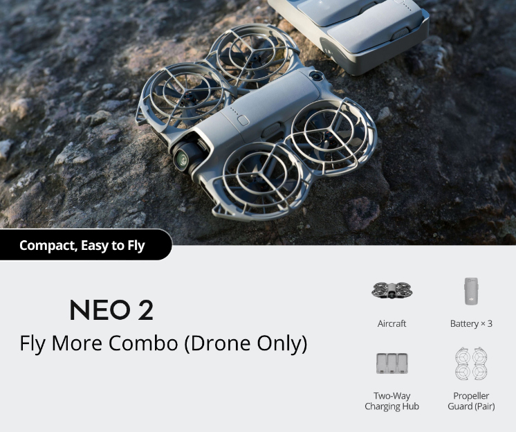 Dji neo 2 fly more combo (drone uniquement)