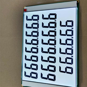 Kundenspezifisches alphanumerisches LCD TN Positives Negatives Segment Anzeige Mono für Kraftstoffspender-Ölmaschine - Product Image 3