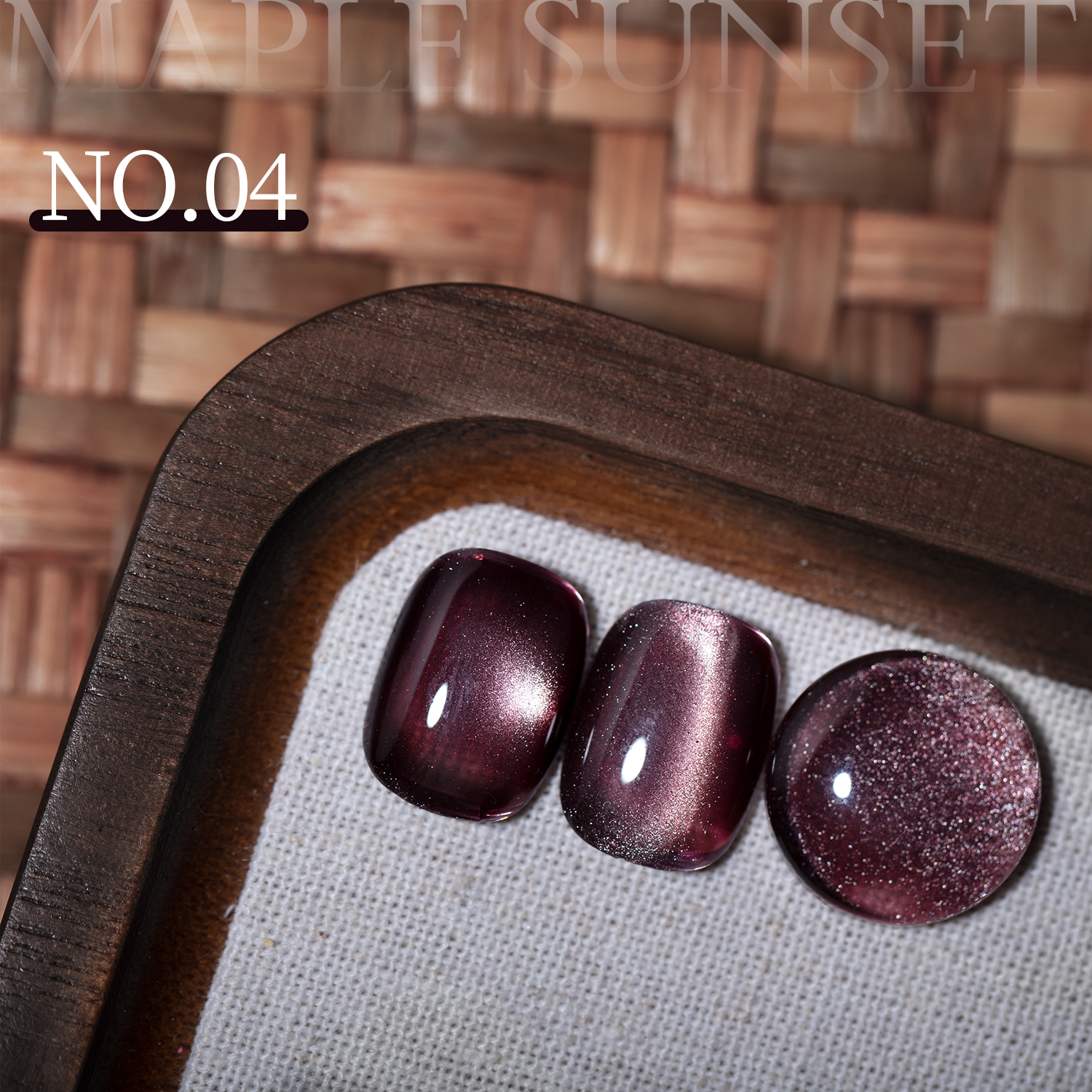 Ensemble de vernis gel œil de chat scintillants 12 couleurs#04