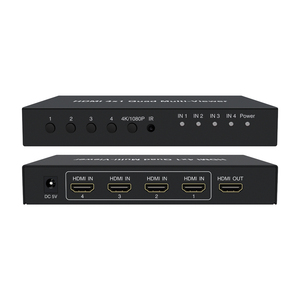 High-Definition 4K for HDMI Seamless <strong>Switcher</strong> <strong>4</strong> <strong>Inputs</strong> <strong>1</strong> <strong>Output</strong> 4x1 Remote Control Video Splitters Compatible 1080P Video