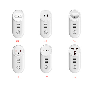 Matter Protocol Cross-Platform Dual Usb Sockets Homekit Timed Home Assistant Wifiワイヤレススマートソケット - Product Image 5