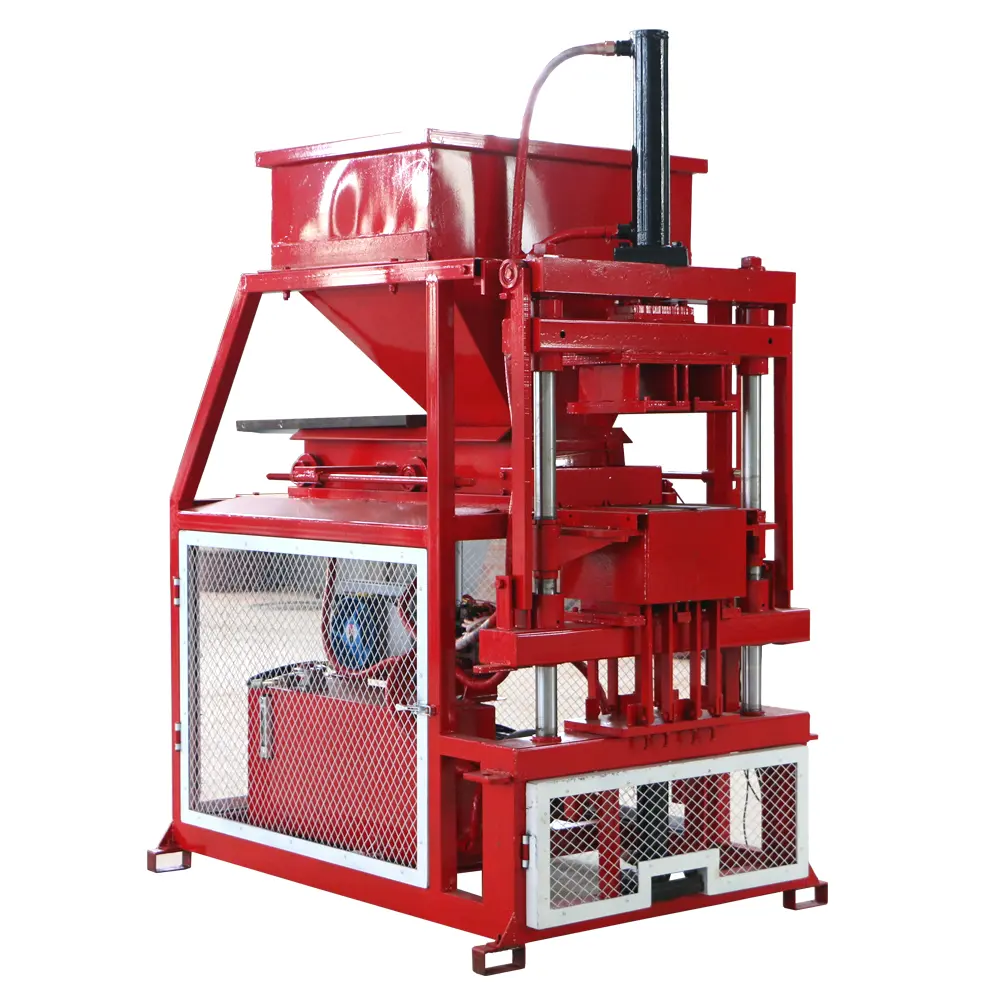 Máquina de Xm2-10 hidráulica automática para la fabricación de ladrillos, herramienta de entrelazado de suelo de arcilla, con pequeña inversión