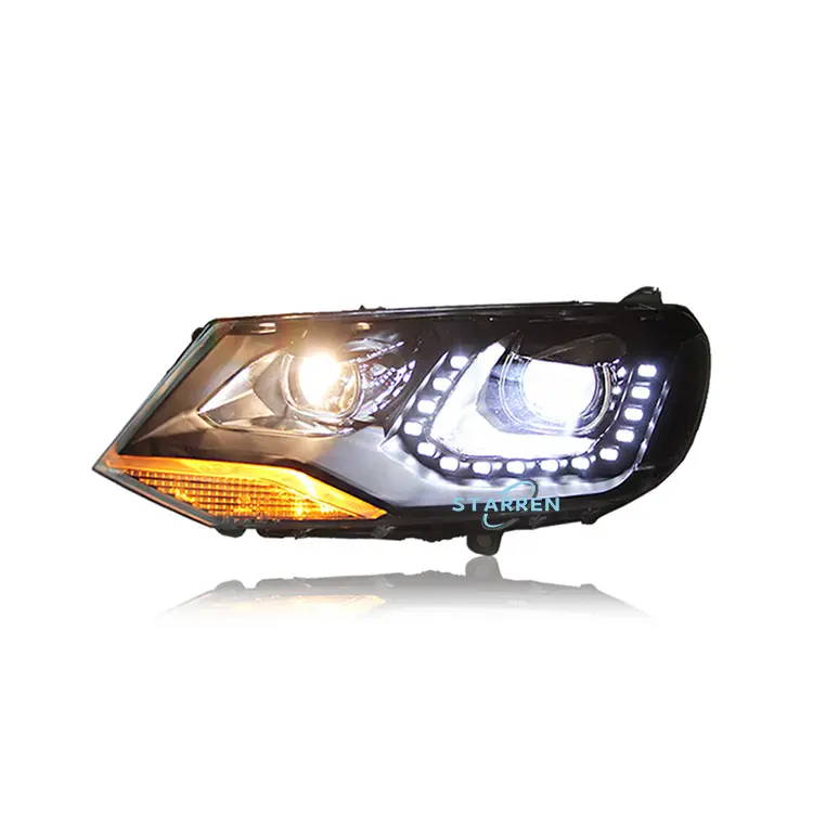 Pare-chocs de voiture de qualité d'origine 2011-2015 Bi lentille xénon phares Led pour Vw Touareg