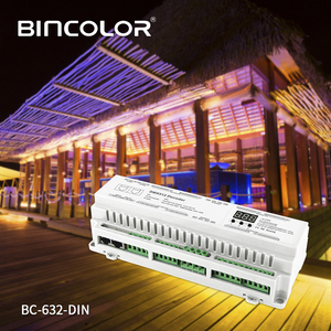 BC-632-DIN Controller Led all'ingrosso su guida Din 32 canali 96A RGBW DMX 512 Controller Decoder Led - Product Image 2