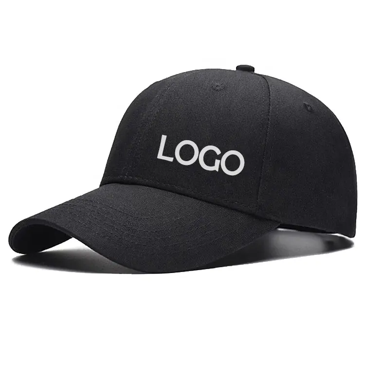 Gorra de béisbol de algodón con logo bordado, gorra de béisbol de algodón con logo bordado personalizado de alta calidad, Ajustable, para verano, parasol, publicidad, unisex