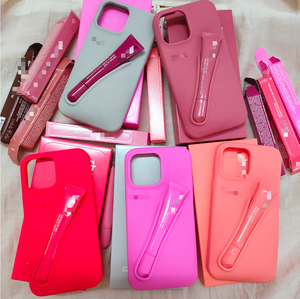 Silicone Case Cover 15Pro Plus Pro <strong>Max</strong> Installed With Lipstick Lip Gloss Peptide <strong>Rhodee</strong> Inspire Lipgloss Holder Phone Case Haley