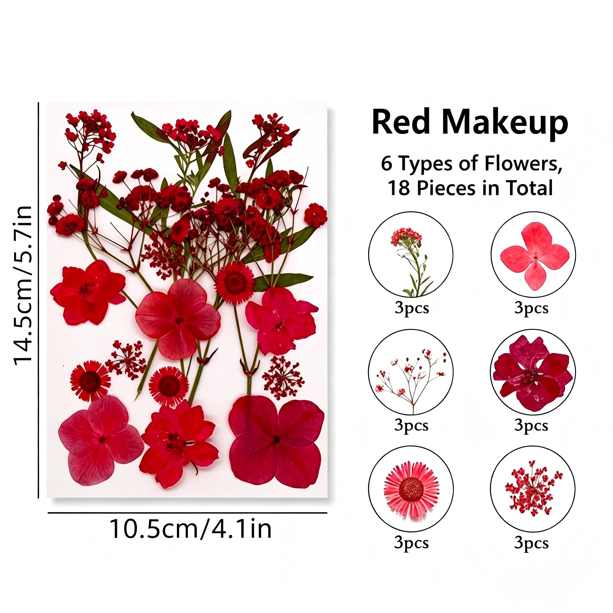 18ชิ้น/ถุง,สีแดง