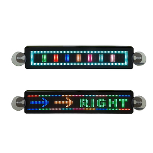 Display digitale a Led per auto 12*72 pixel con schermo per messaggi in movimento APP a scorrimento programmabile RGB Display a Led per lunotto auto - Product Image 3