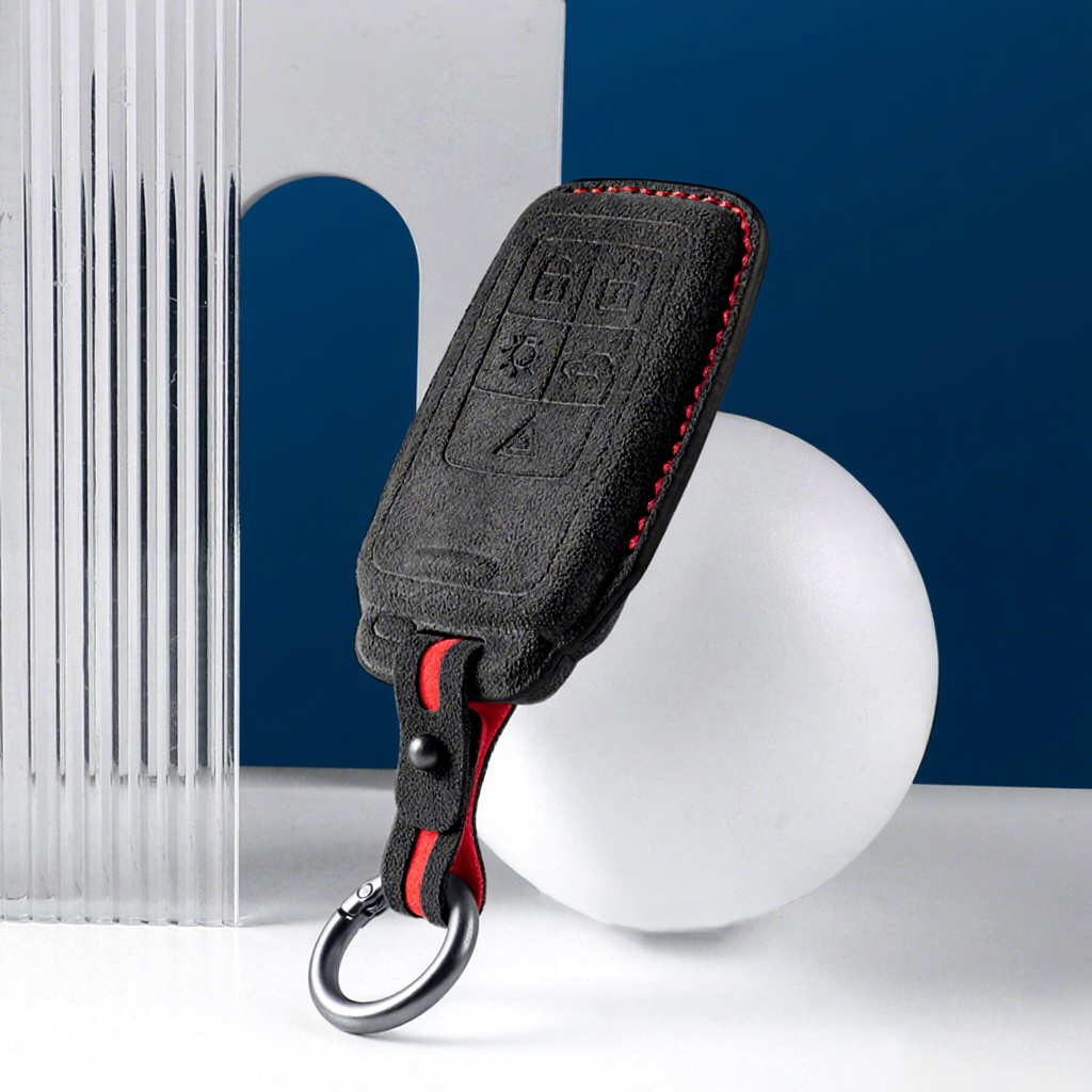#9002 Noir + coutures rouges