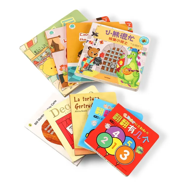 كتاب الأطفال الطباعة الأطفال ورق سميك طباعة كتاب كتاب بغلاف مقوى الناشرين في الصين