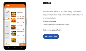 小売用のレジサーマルプリンタースキャナーを備えた無料サポートオンライン曇りベースソフトウェアAndroid/Win POS管理システム - Product Image 6