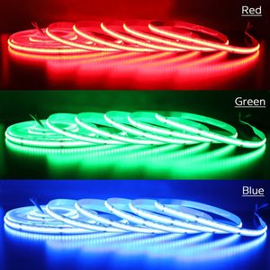 RGB RGBIC RGBW RGBWWCCTアドレス指定可能な12V24V COBLEDテープライトドットレス防水デュアルホワイトスマートデジタルCOBLEDストリップライト - Product Image 5