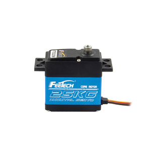 Feetech 7.4V 25kg.Cm DIY RCサーボカーモンスターTraxxオフロードクライミングデジタルサーボホーンステアリングギアラジコン玩具