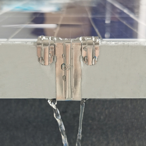 Factory Source Design Patent SUS304 Effective <strong>Water</strong> Channeling Photovoltaic Module Drainage Clip for Ground Mounted Solar System - Product Image 4