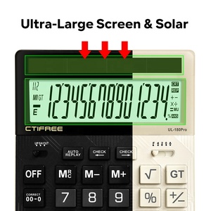 Funktion Bunter Rechner Elektronischer Mathematik rechner Großhandel 14 Digital Check Korrekter Währungs rechner - Product Image 4