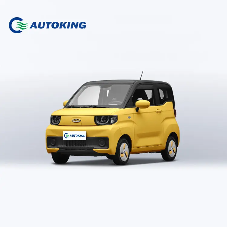 חשמלי מיני רכב Chery QQ קרח קרם 3-דלת 4-seater 20kw מיני חשמלי כלי רכב נוסע זול מיני חשמלי מכוניות למבוגרים